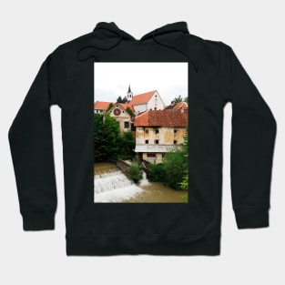 Skofja Loka River Front 1 Hoodie